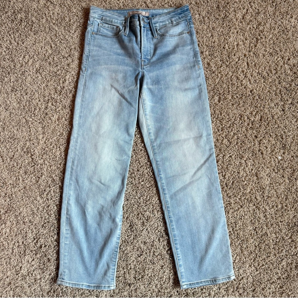 Athleta sculptek slim straight jeans